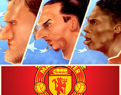 Caricaturas Manchester United