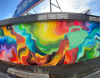 Pim coffee mural