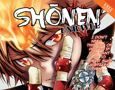 Shonen Unravel - Magazine Layout Design