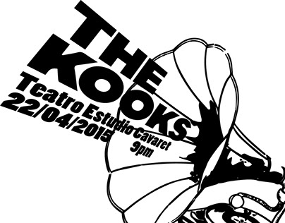 Cartel para concierto The kooks