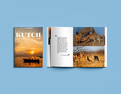 Magazine editorial design- Kutch