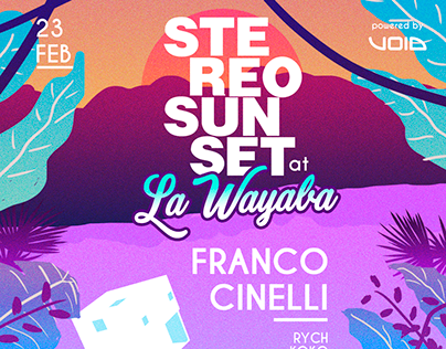 Stereo Sunset at La Wayaba