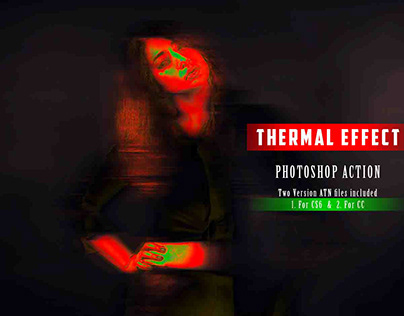 Thermal Effect Photoshop Action