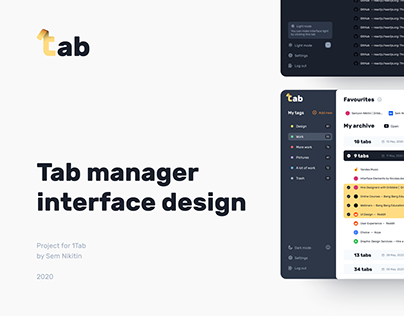 1Tab | Tab manager for browser interface