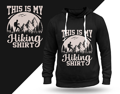 Hiking Vintage​​​​​​​ T-shirt Design