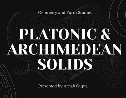 Project thumbnail - Platonic & Archimedean Solid
