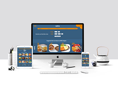 Nutro - Website & Application UI Concept Design.
