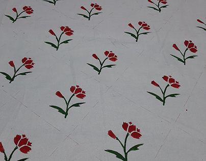 Carnation Fabric Print
