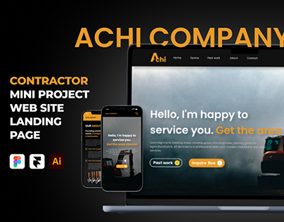 Project thumbnail - Contractor | Mini project website landing page