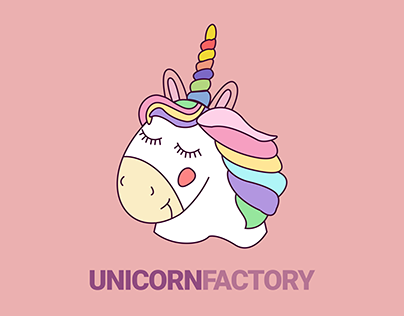 Unicornfactory/ Лендинг и айдентика