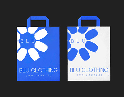BLU Clothing Brand Identity