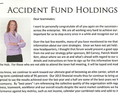 Accident Fund Holdings CEO Letter