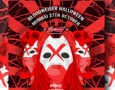 BLOODWEISER HALLOWEEN Poster | Budweiser x Homegrown