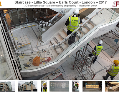 Marble Staircase - Earls Court - London UK
