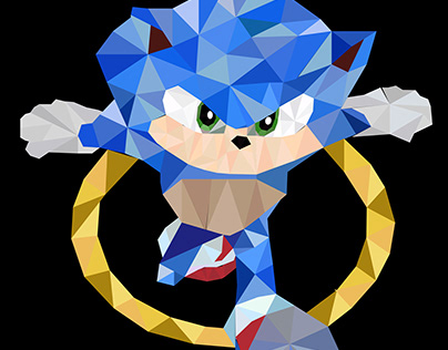 Low Poly (Sonic The Hedgehog)
