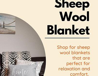Sheep Wool Blanket for Winters