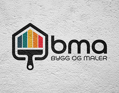 BMA Bygg og Maler - Logo Design / Bergen, Norway