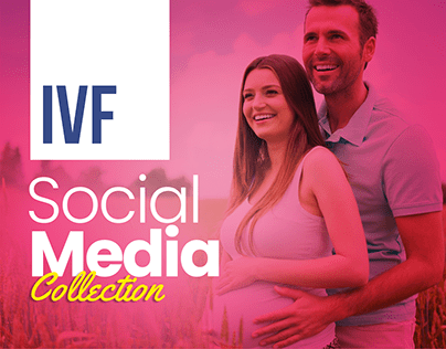 IVF pregnancy Social media post design collection