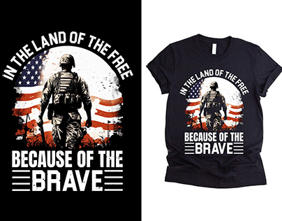 US Soldier T-Shirt Design