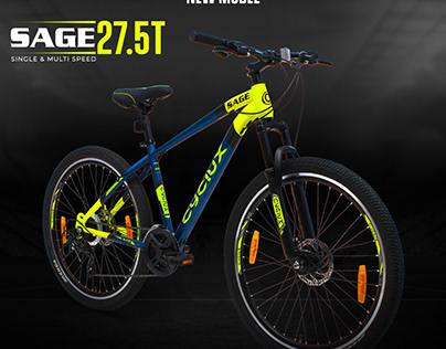 CYCLUX Brand SAGE 27.5T Detailed Specs. Carousel