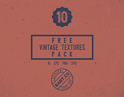 Free Vintage Texture Pack (PNG and Vector files)