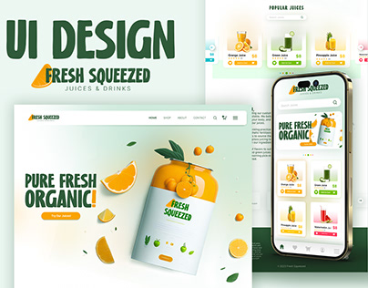 UI Design for Fresh Squeezed