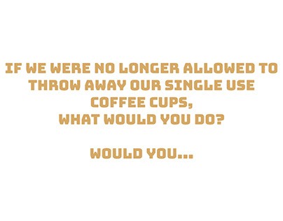 Single use coffee cups
