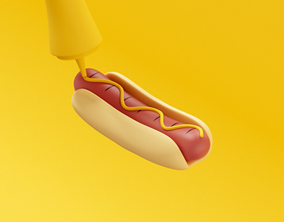 3D // National Hot Dog Day