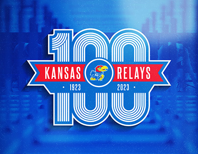 100 Years of the Kansas Relays Logo // Fall 2023