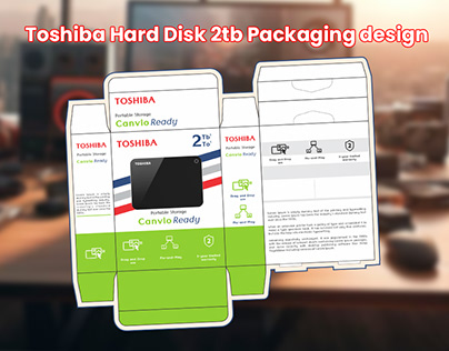 Toshiba Hard Disk Packaging Design