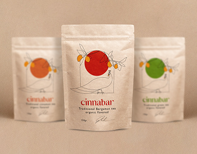 "CINNABAR" packaging design