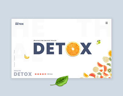 DETOX BANNER UI FIRST Iteration