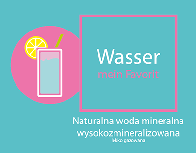 Etykieta wody mineralnej - Wasser