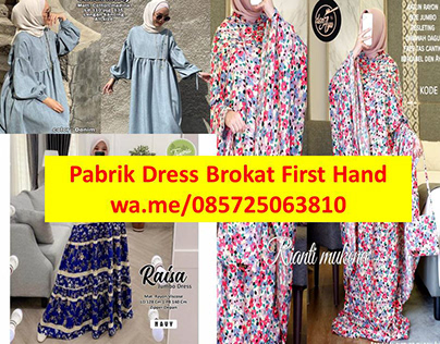 Pabrik Dress Brokat Murah di Sulteng 085725063810