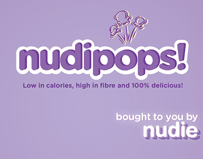 Nudie packaging - Nudipops! popcorn