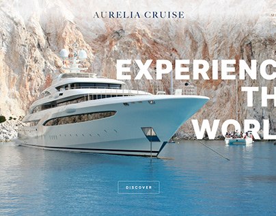 Project thumbnail - AUrelia Cruise | Landing Page Design
