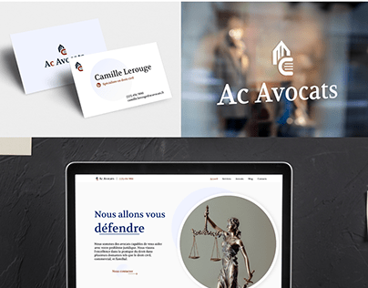 Ac Avocats. Logo design / Branding
