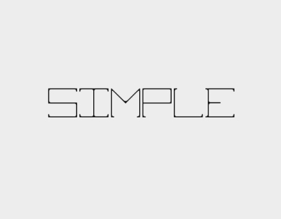 SIMPLE - Free Font