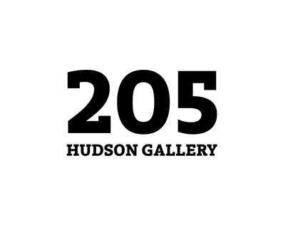 205 Hudson Gallery — branding and website