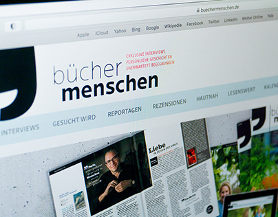 Online-Magazin / Website büchermenschen.de