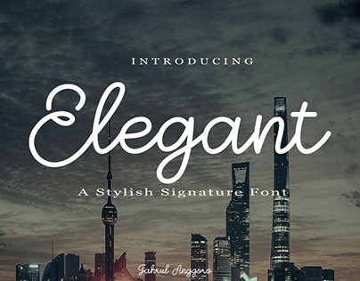 Elegant - Stylish Signature Font