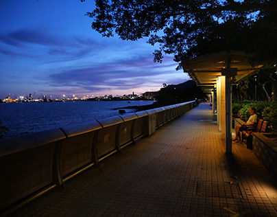 Evening view in Tuen Mun