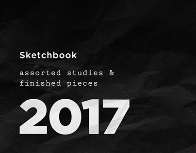 Sketchbook 2k17-19 - Assorted Studies & Finished Pieces
