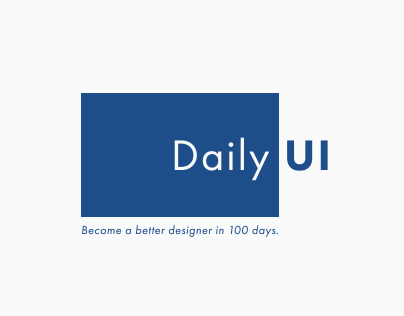 Daily UI (#dailyui)