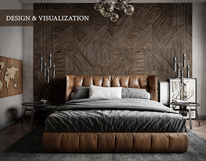 Design & Vizualization of the bedroom