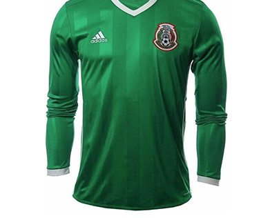 Authentic Adidas Mexico Official Long Sleeve Jersey