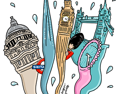 Illustration for a London photographer
