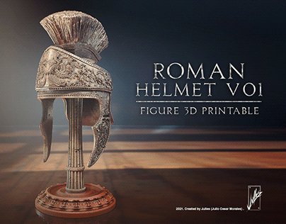 Roman Helmet V01 3D print model