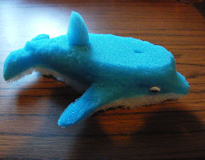 Bath sponge Dolphin