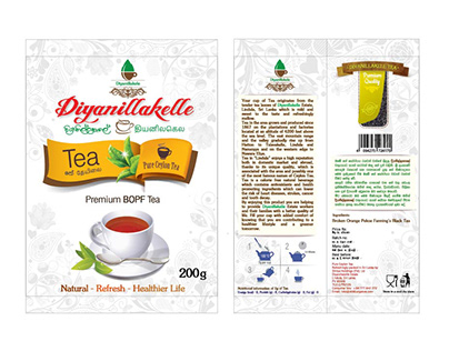 Artworks for Tea Product